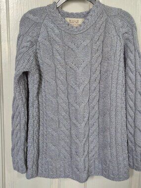 Aran cable sweater